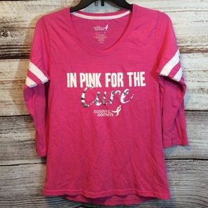 Susan G. Komen Baseball Tee